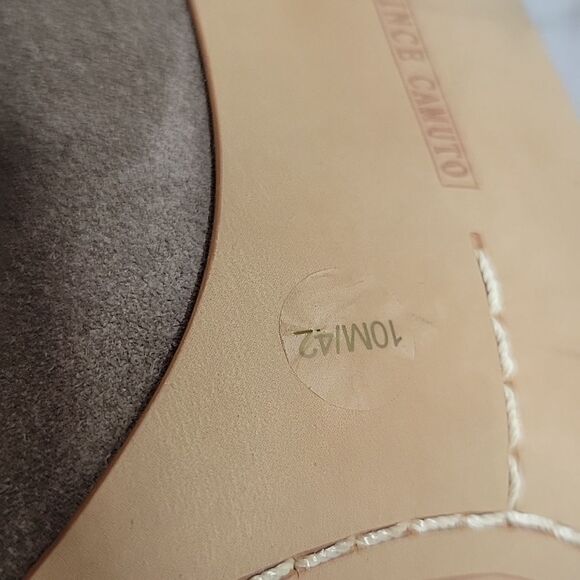 Vince Camuto Sterla Tall Suede Fringed Boots Size 10 - Picture 12 of 13